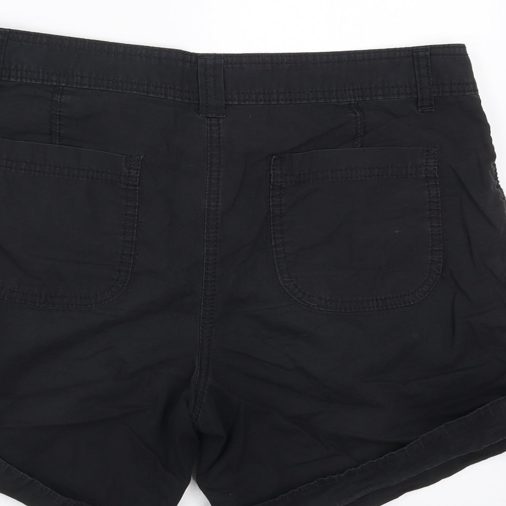 Marks and Spencer Womens Black   Hot Pants Shorts Size 12