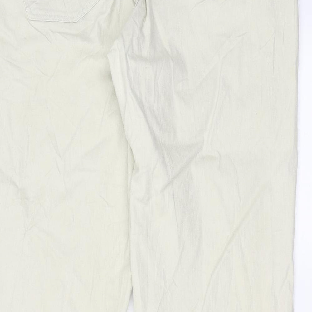 YMI Womens Beige  Denim Straight Jeans Size 20 L30 in