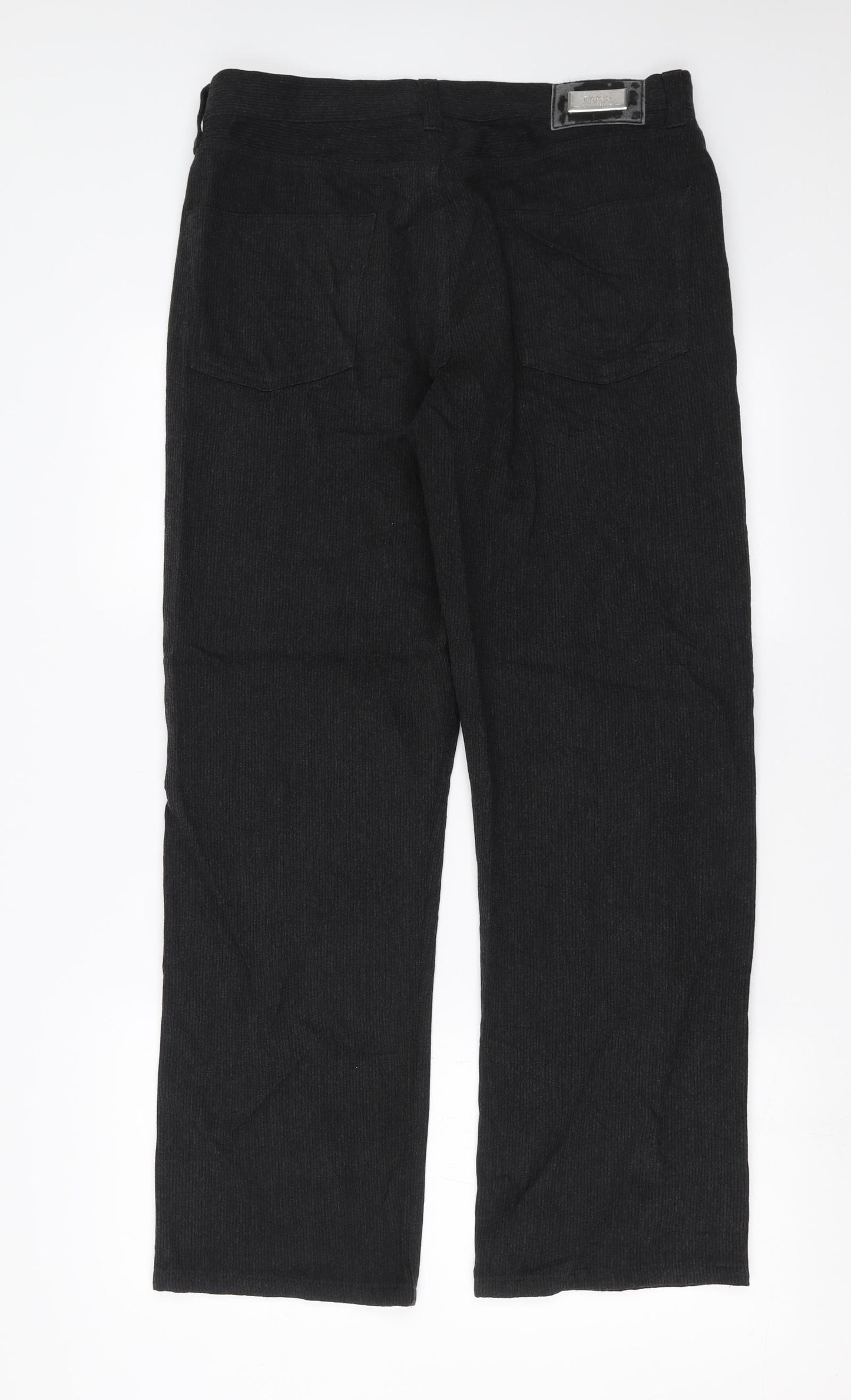 Boss Mens Grey Striped  Trousers  Size 34 in L30 in