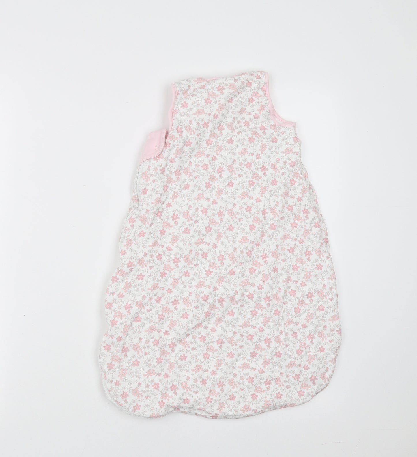 Nutmeg Baby Pink Floral   One Piece Size 0-3 Months  - Grow Bag