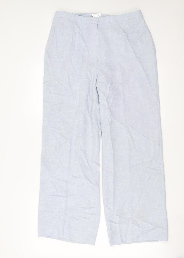 Libra Womens Blue Trousers Size 14 L28 in