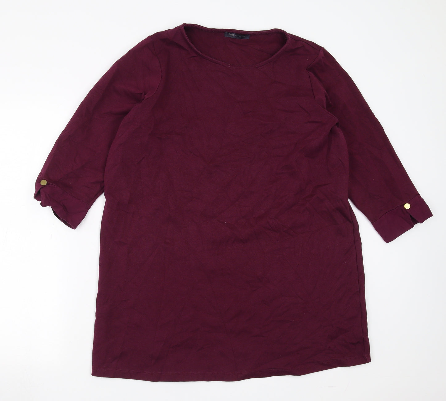 Marks and Spencer Womens Purple   Tunic T-Shirt Size 20