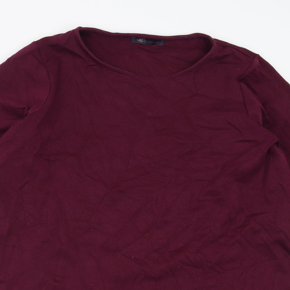 Marks and Spencer Womens Purple   Tunic T-Shirt Size 20