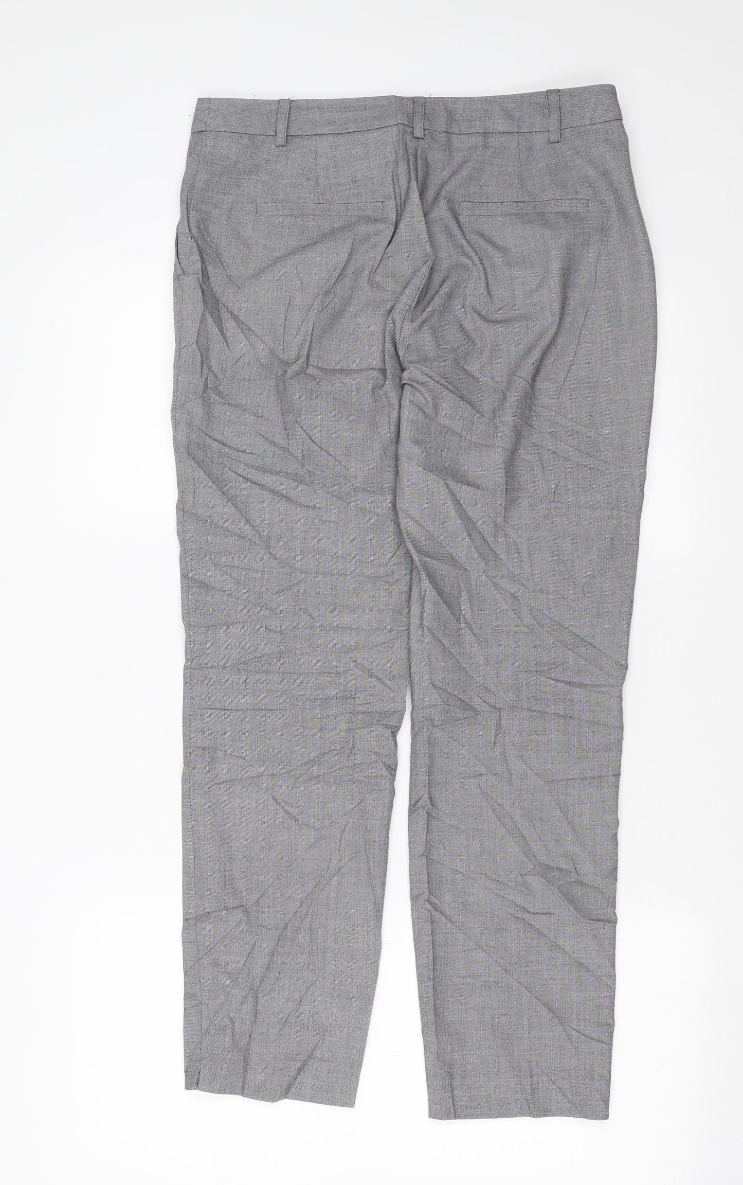 Papaya Womens Grey   Trousers  Size 10 L26 in