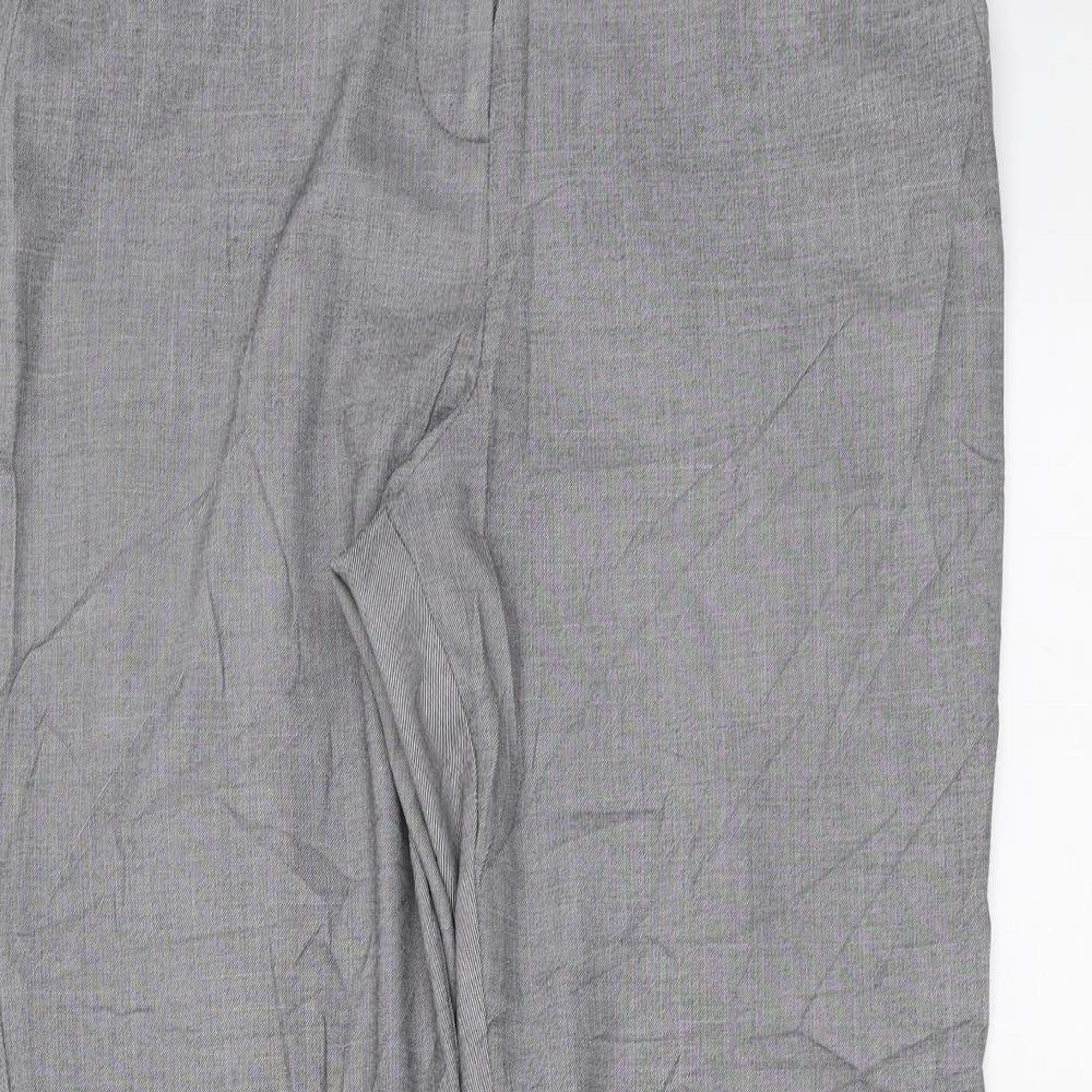 Papaya Womens Grey   Trousers  Size 10 L26 in