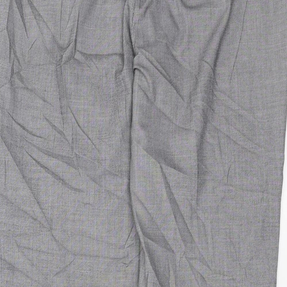 Papaya Womens Grey   Trousers  Size 10 L26 in