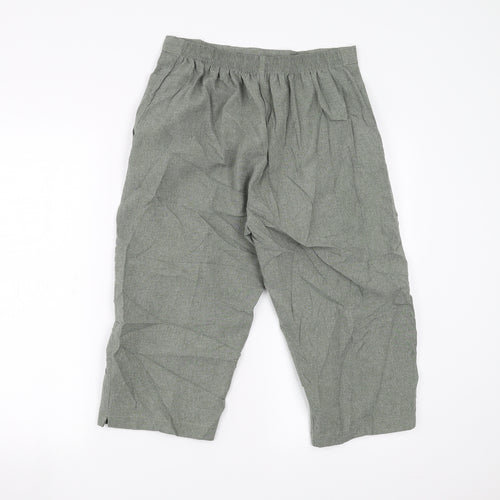 Preworn Womens Green   Cropped Trousers Size 28 in  - 17 in inside leg