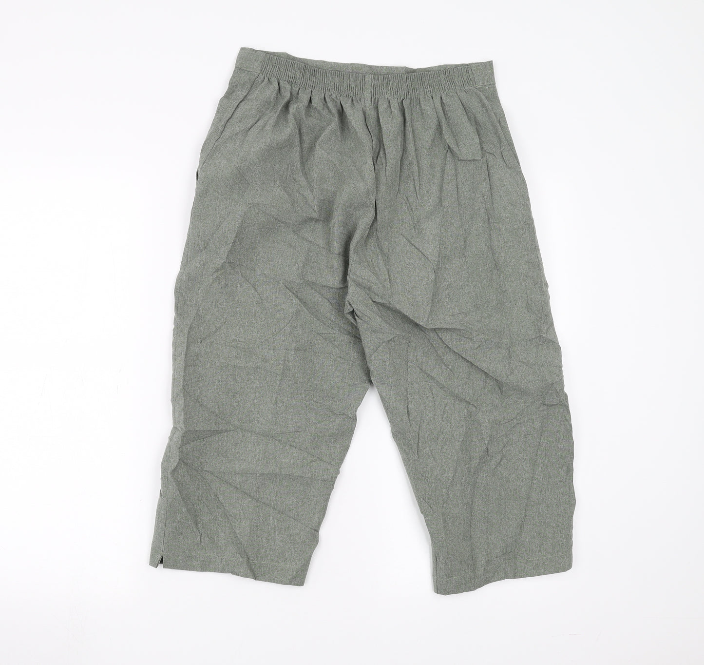 Preworn Womens Green   Cropped Trousers Size 28 in  - 17 in inside leg
