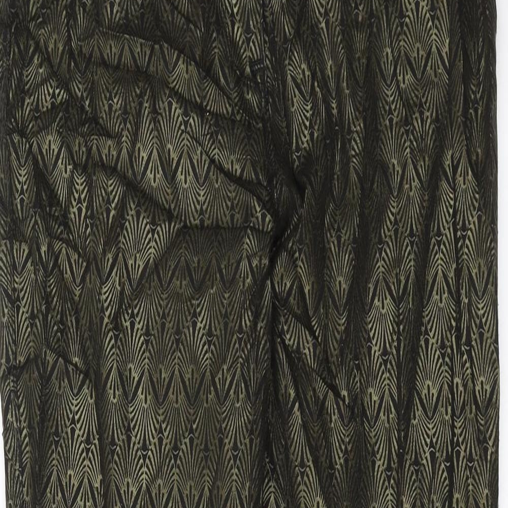 NEXT Womens Black Geometric  Jegging Jeans Size 12 L28 in