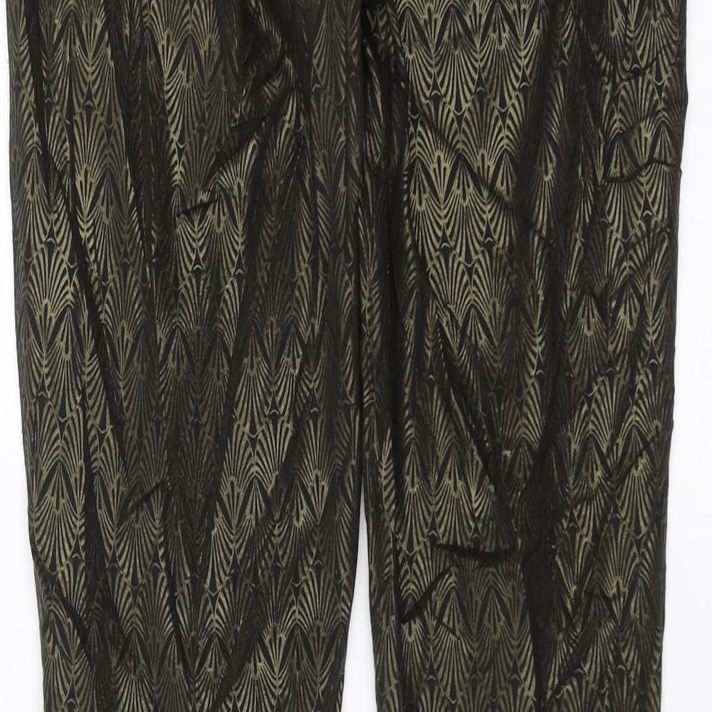 NEXT Womens Black Geometric  Jegging Jeans Size 12 L28 in