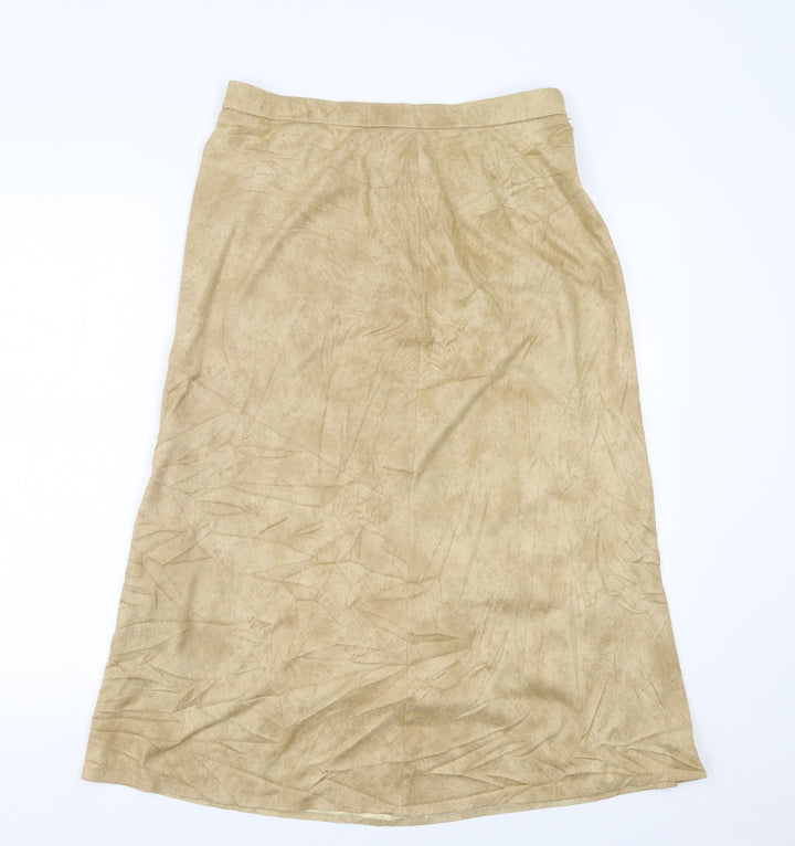 KARELIA Womens Beige Maxi Skirt Size 14