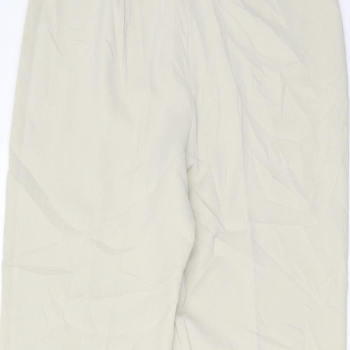 Elizabeth Emanuel  Womens Beige   Trousers  Size 12 L30 in
