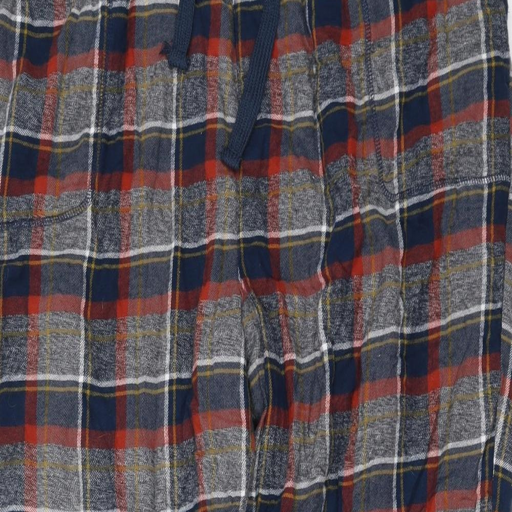 Matalan Mens Blue Plaid   Pyjama Pants Size 2XL  - lined