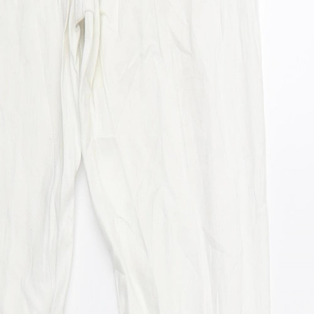 Preworn Womens White  Denim Straight Jeans Size 27 L27 in