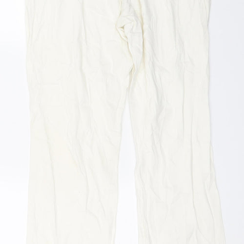 Ando Jeans Womens White  Denim Straight Jeans Size XL L30 in