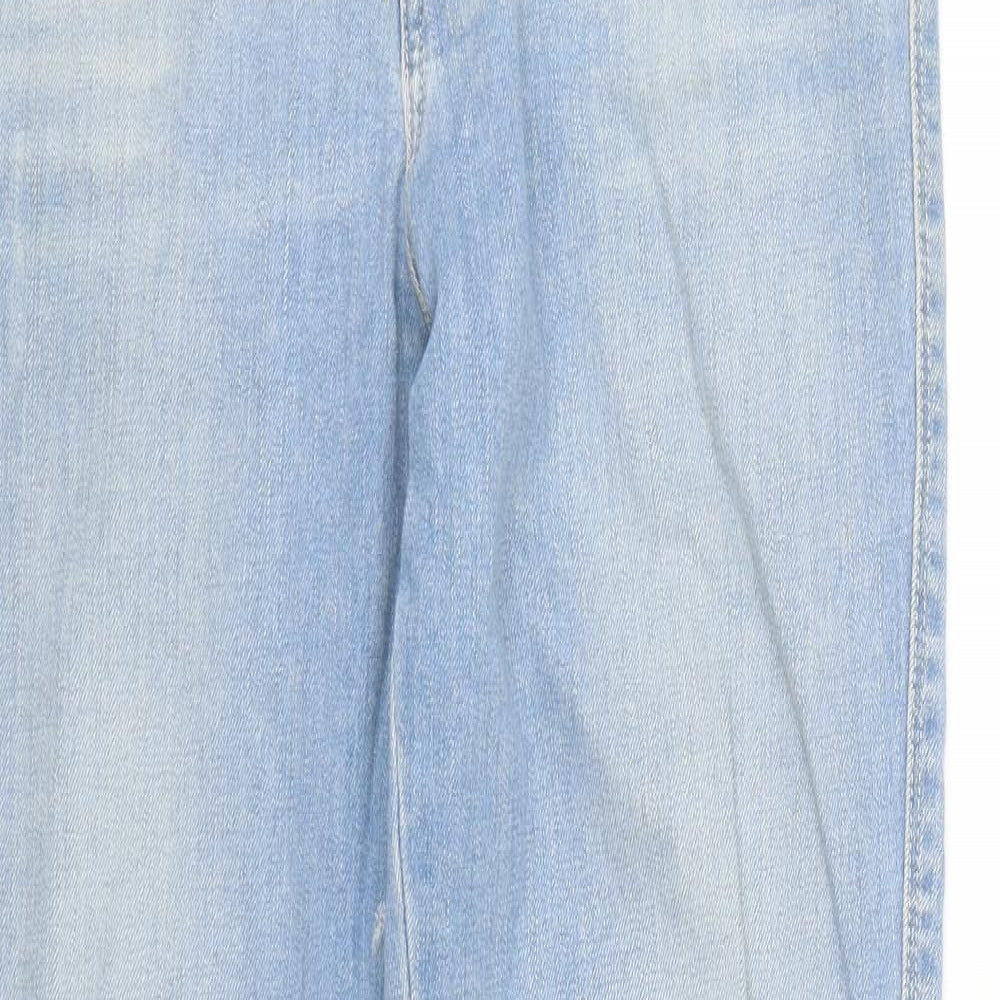 Levi Womens Blue  Denim Skinny Jeans Size 10 L28 in