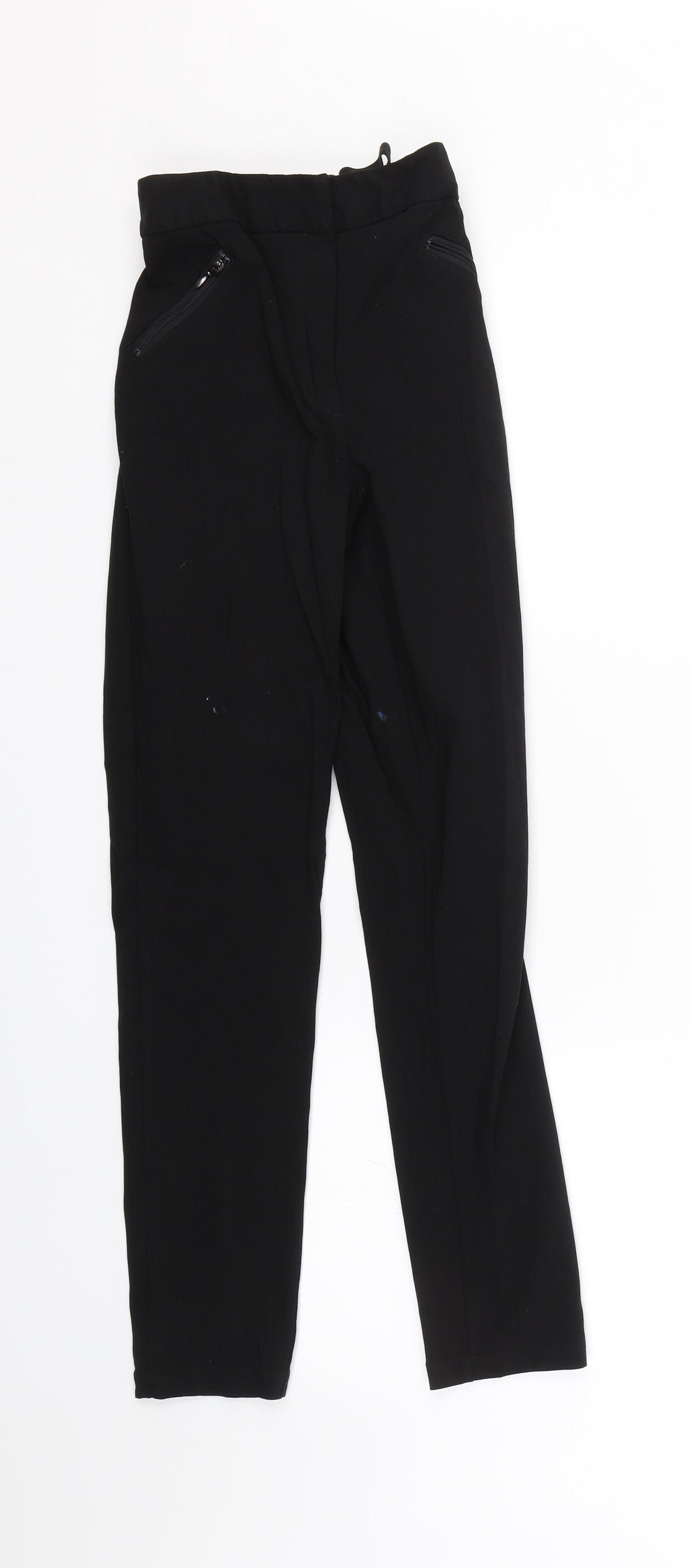 George Girls Black   Capri Trousers Size 12-13 Years - school