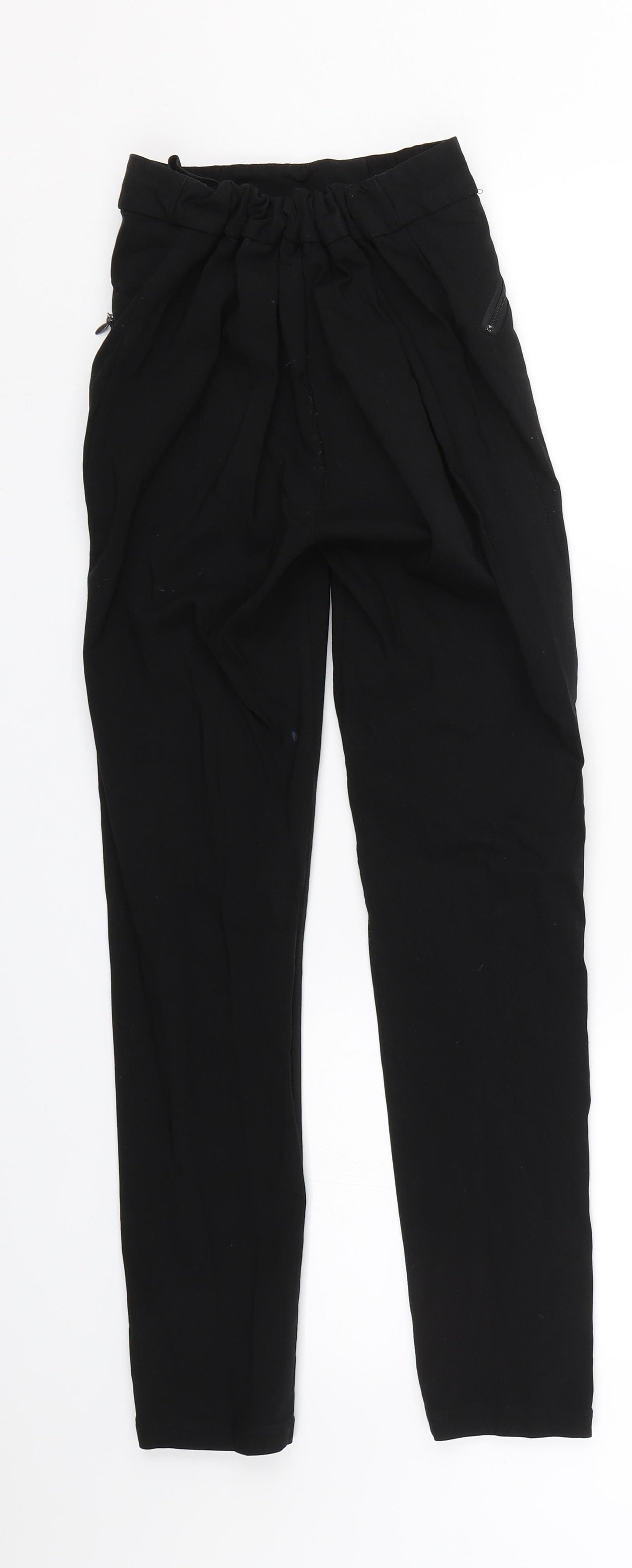 George Girls Black   Capri Trousers Size 12-13 Years - school