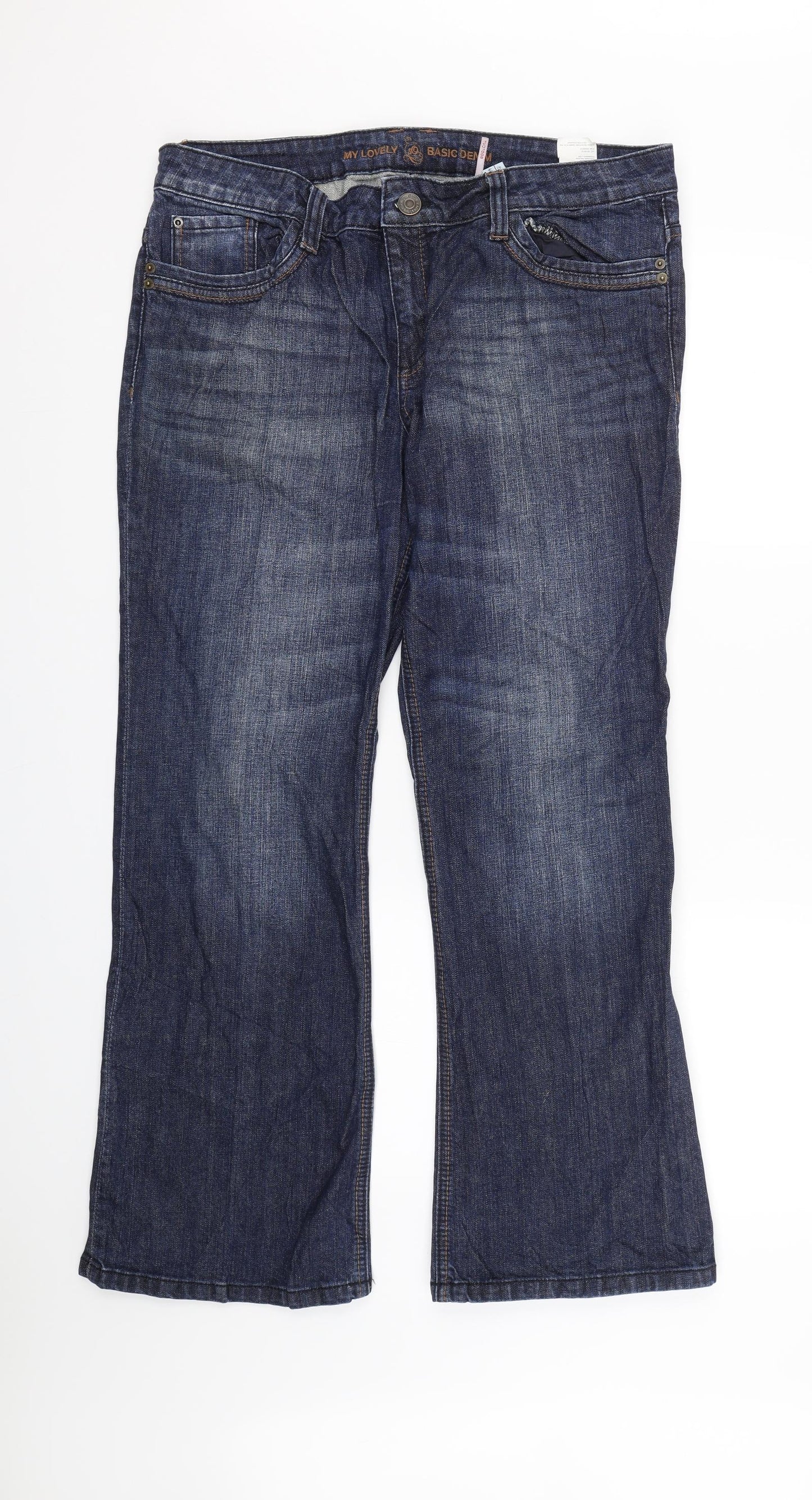 st Oliver Womens Blue  Denim Bootcut Jeans Size 44 in L27 in