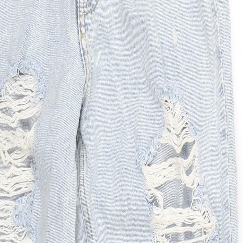 Denim co Womens Blue  Denim Mom Jeans Size 8 L24 in