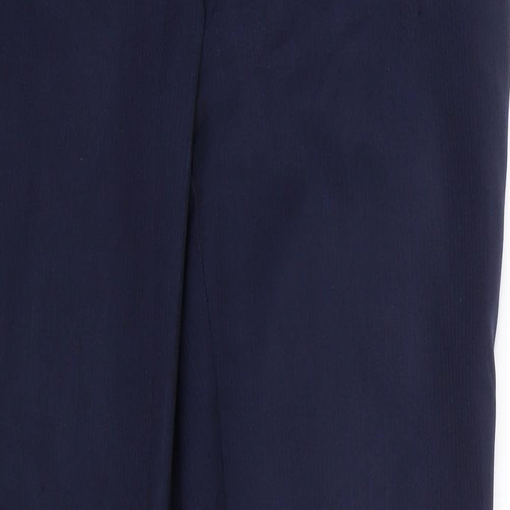TU Womens Blue Striped  Trousers  Size 12 L30 in