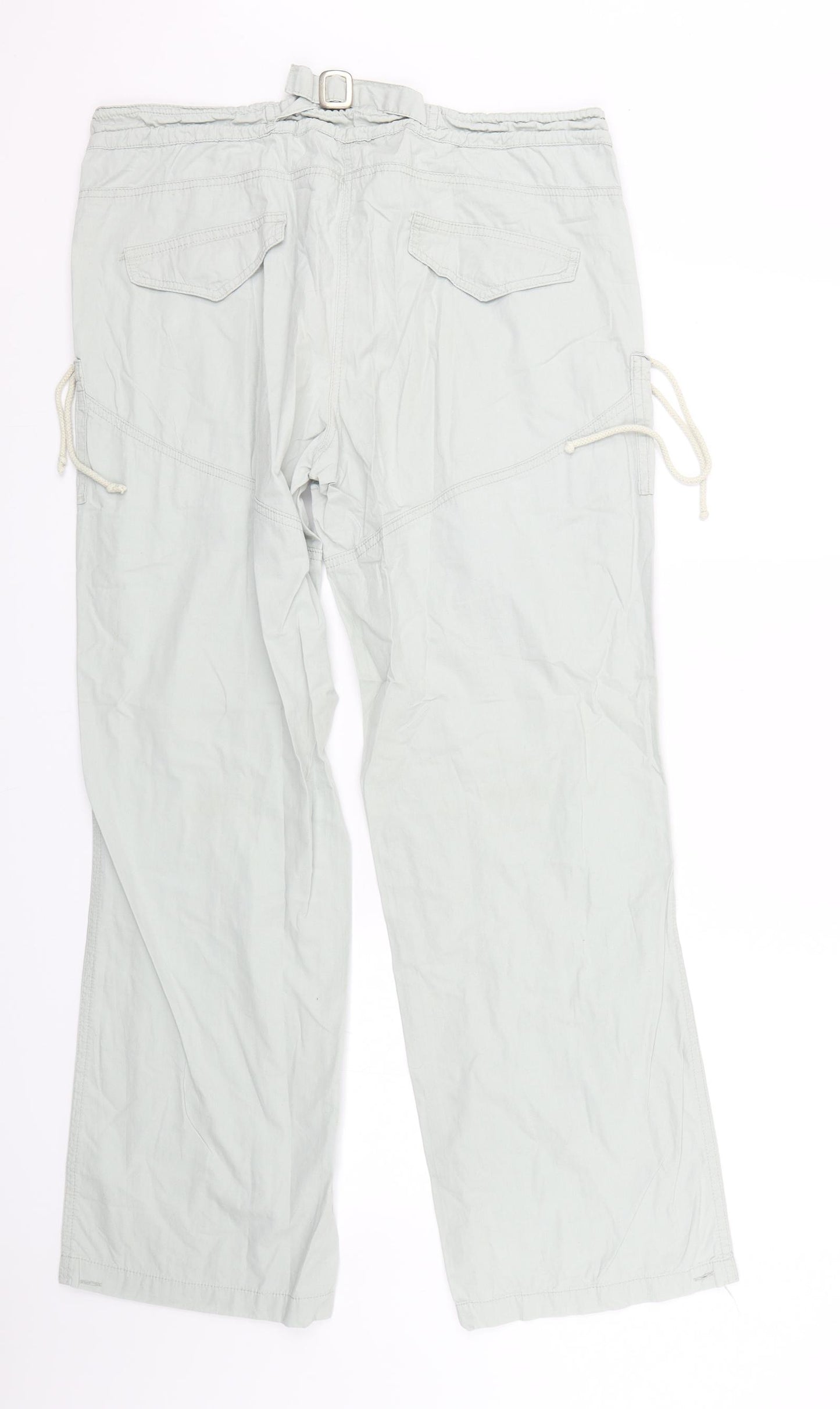 Papaya Womens Blue   Trousers  Size 16 L29 in