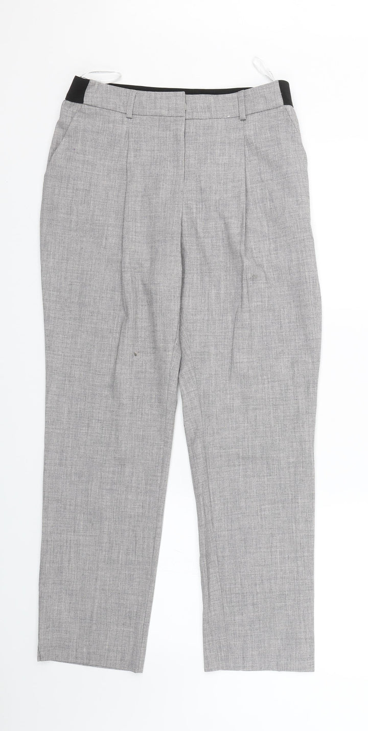 Primark Womens Grey Carrot Trousers Size 10 L25 in