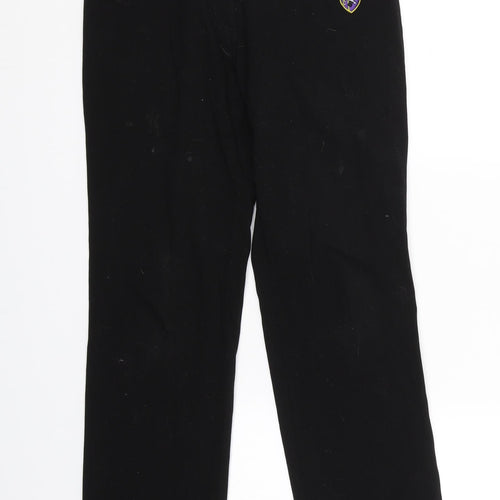 Preworn Girls Black   Capri Trousers Size M