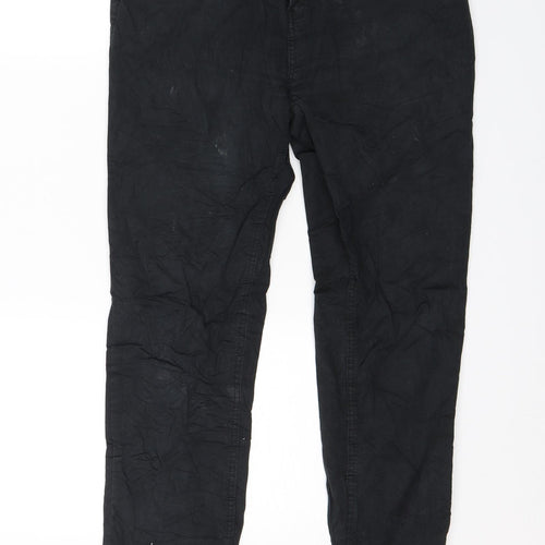 Moodo Mens Black  Denim Skinny Jeans Size M L27 in