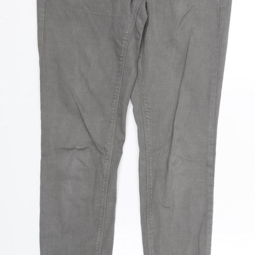 United Colors of Benetton Womens Grey  Denim Skinny Jeans Size 31 L25 in