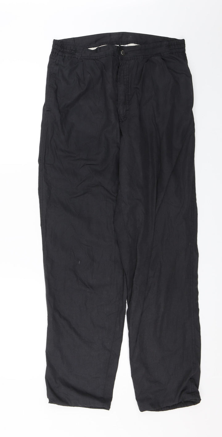 Ginga Womens Black Sweatpants Trousers Size S L28 in