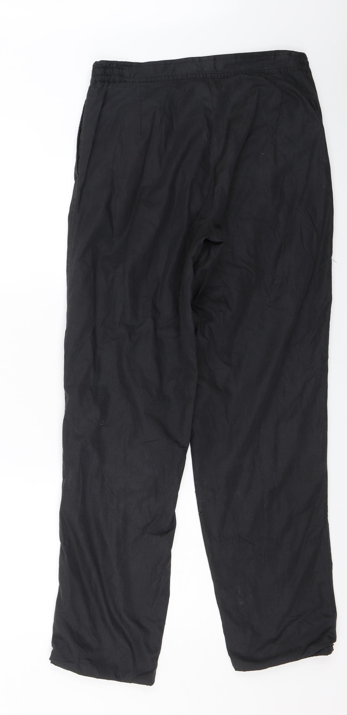 Ginga Womens Black   Sweatpants Trousers Size S L28 in
