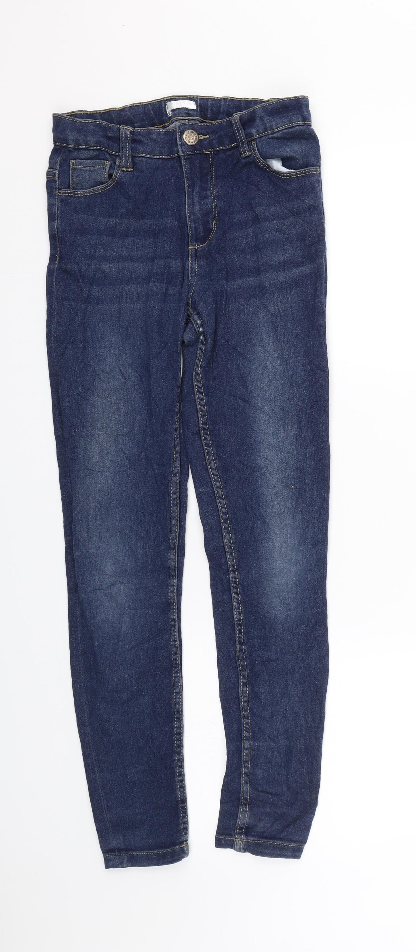 Girls 152 Girls Blue  Denim Skinny Jeans Size 9-10 Years