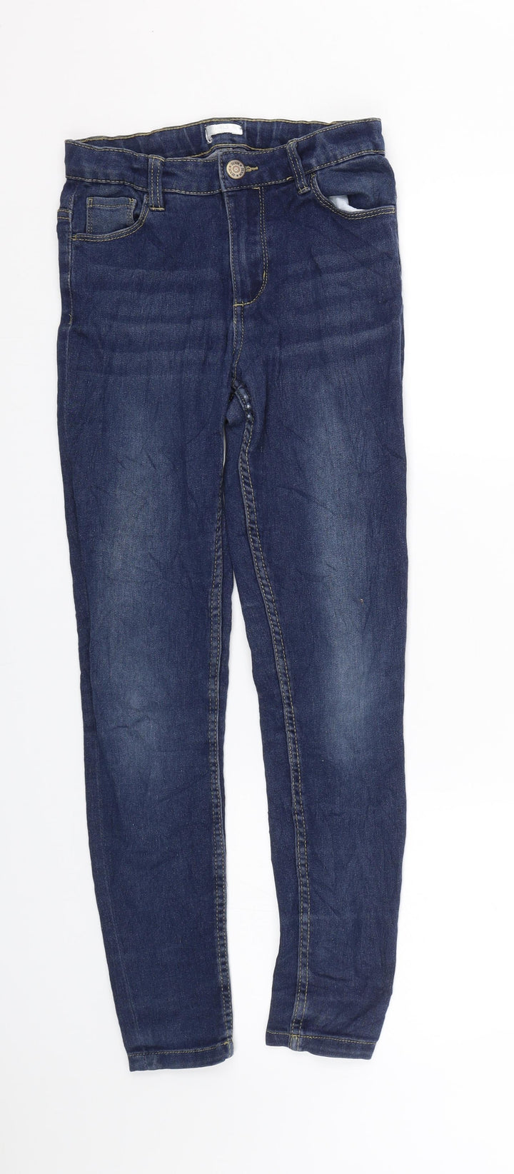 Girls 152 Girls Blue Denim Skinny Jeans Size 9-10 Years