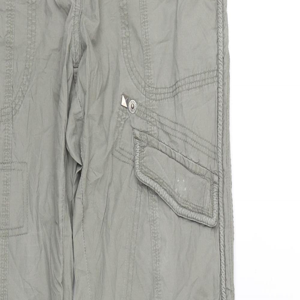 Clockhouse Womens Green   Cargo Trousers Size 8 L28 in