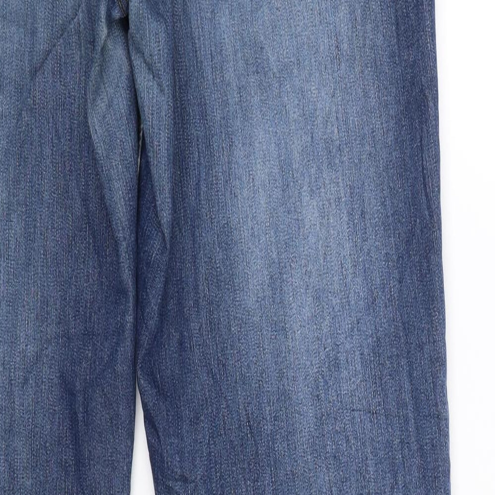 Marc Lauge Womens Blue  Denim Straight Jeans Size 10 L31 in