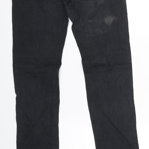 Tally Weiji Womens Black  Denim Skinny Jeans Size 8 L29 in