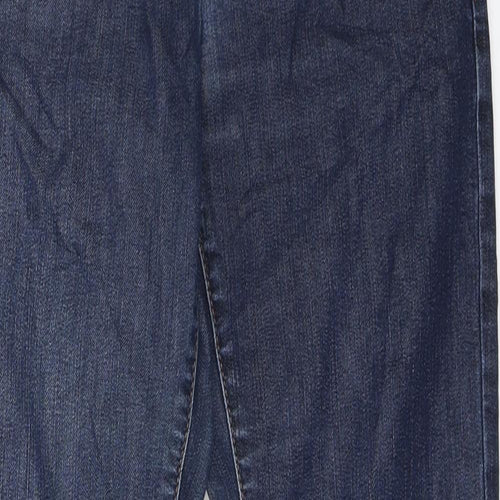 MORE & MORE Womens Blue  Denim Straight Jeans Size 8 L28.5 in