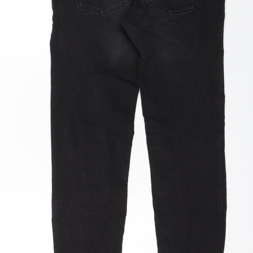 Pull&Bear Womens Black  Denim Skinny Jeans Size 8 L27 in