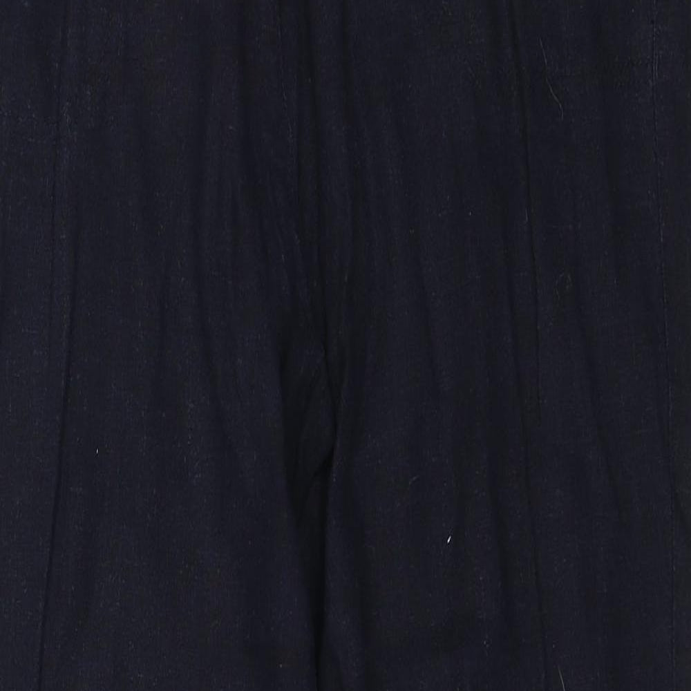 BHS Womens Blue   Capri Trousers Size 14 L27 in