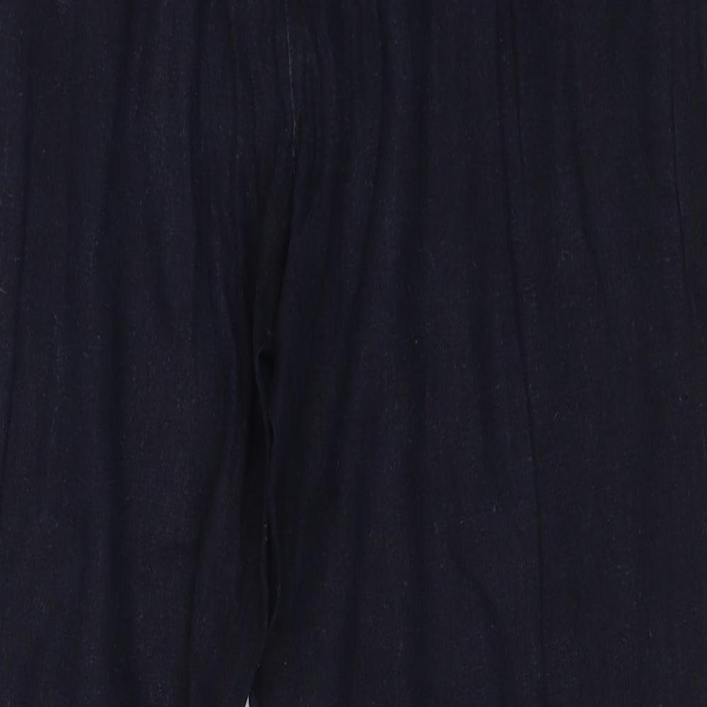 BHS Womens Blue   Capri Trousers Size 14 L27 in