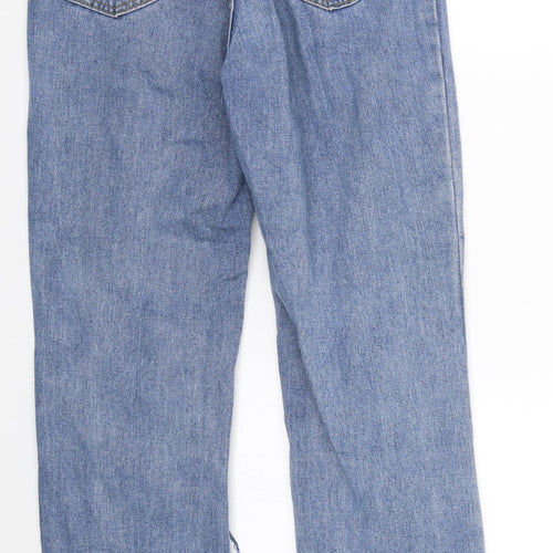 Shien Womens Blue  Denim Straight Jeans Size XS L25 in