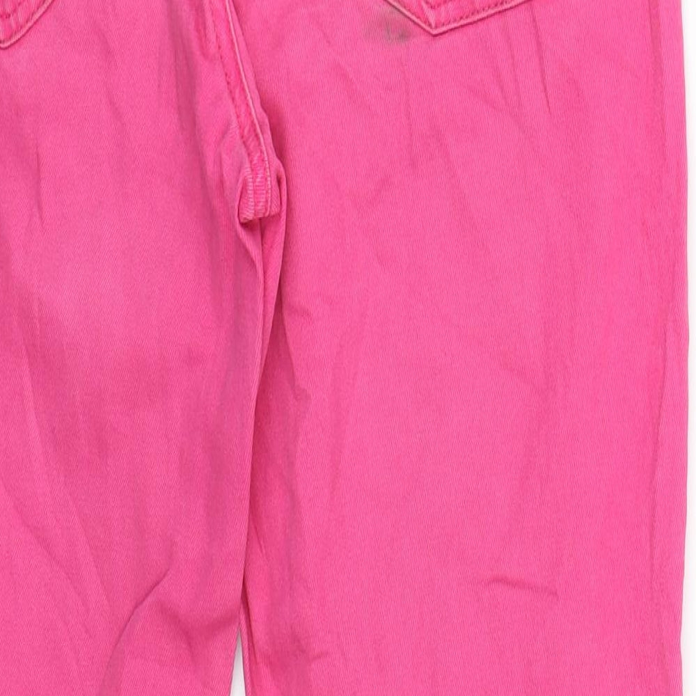 Preworn Womens Pink  Denim Skinny Jeans Size 34 L25 in