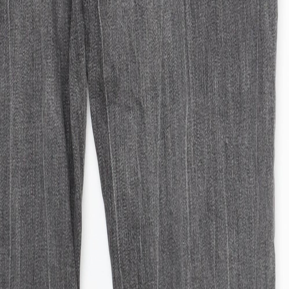 New Look Womens Grey  Denim Straight Jeans Size 12 L29 in