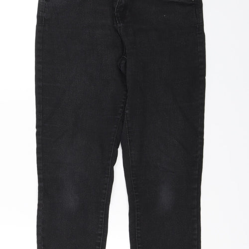 Primark Womens Black  Denim Skinny Jeans Size 12 L24 in