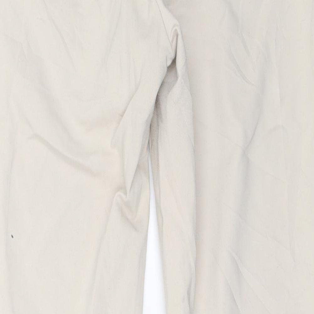 Monarri Womens Beige   Capri Trousers Size 12 L25 in