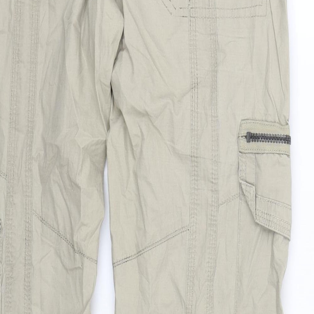 Authentic Womens Brown   Cargo Trousers Size 12 L29 in