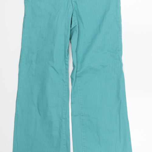John Baner Womens Blue  Denim Flared Jeans Size 10 L28 in