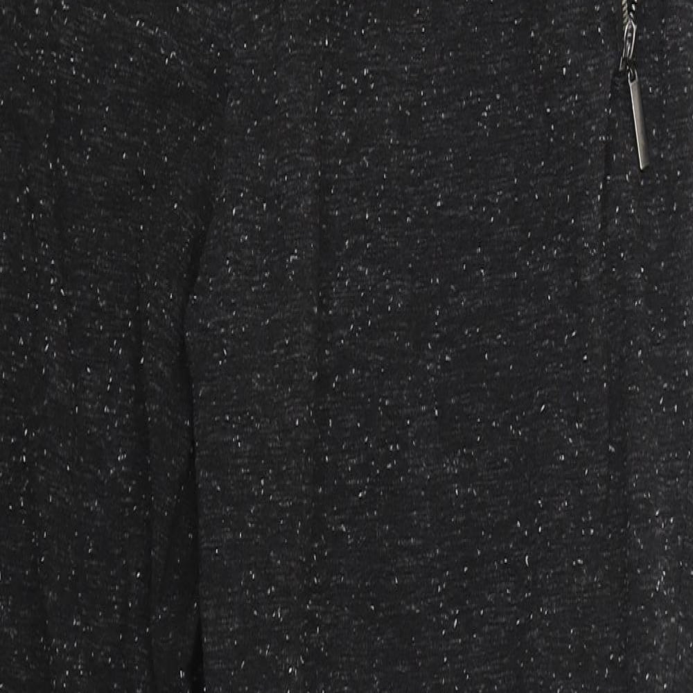 NEXT Womens Black   Jogger Trousers Size 16 L27 in