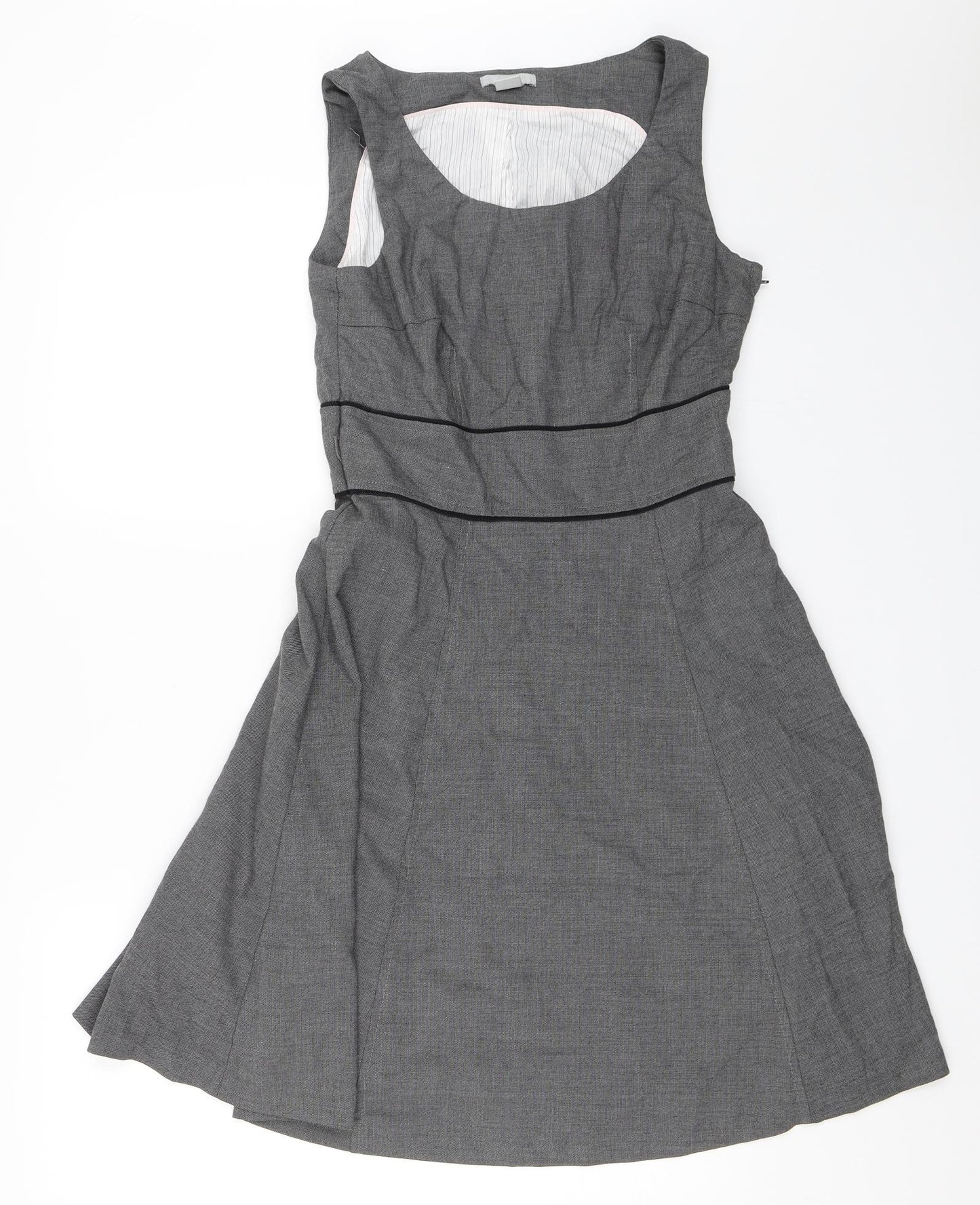 H&M Womens Grey   Tank Dress  Size 8